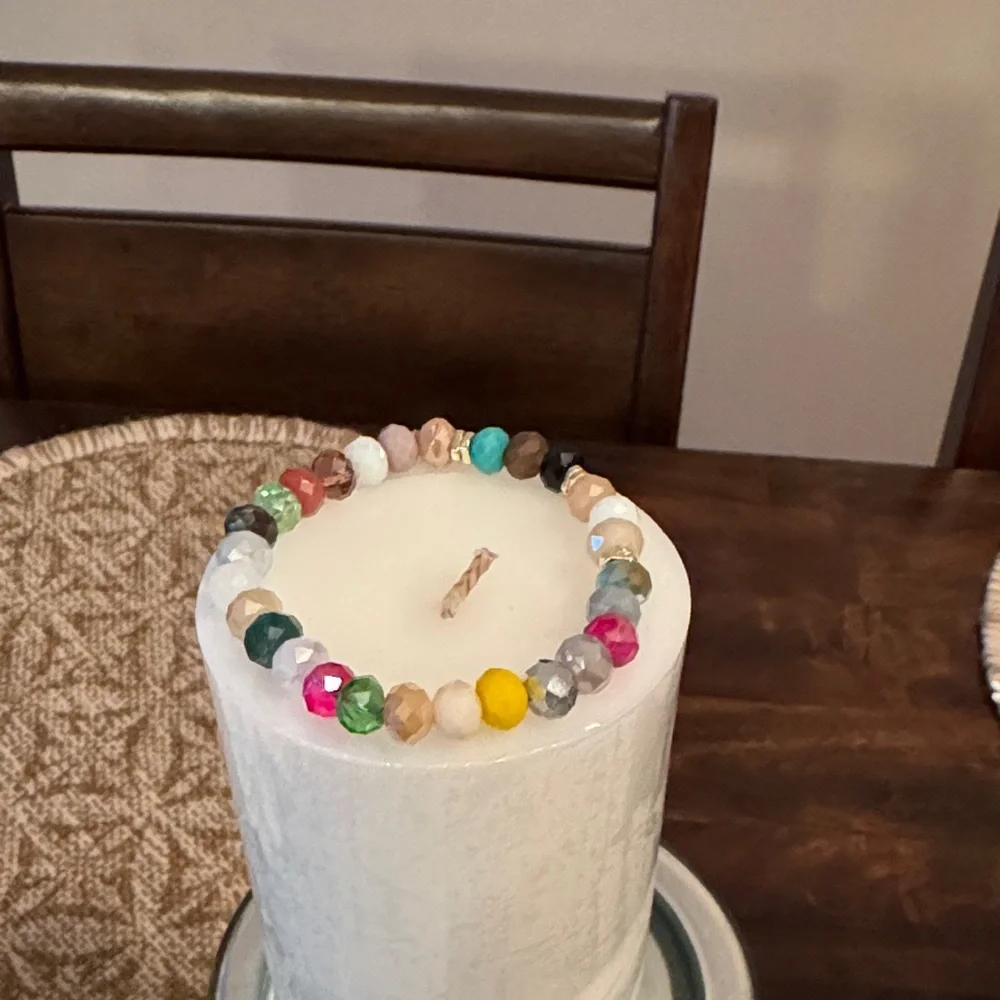 Multicolor Beaded Bracelet - Picture 2 of 2